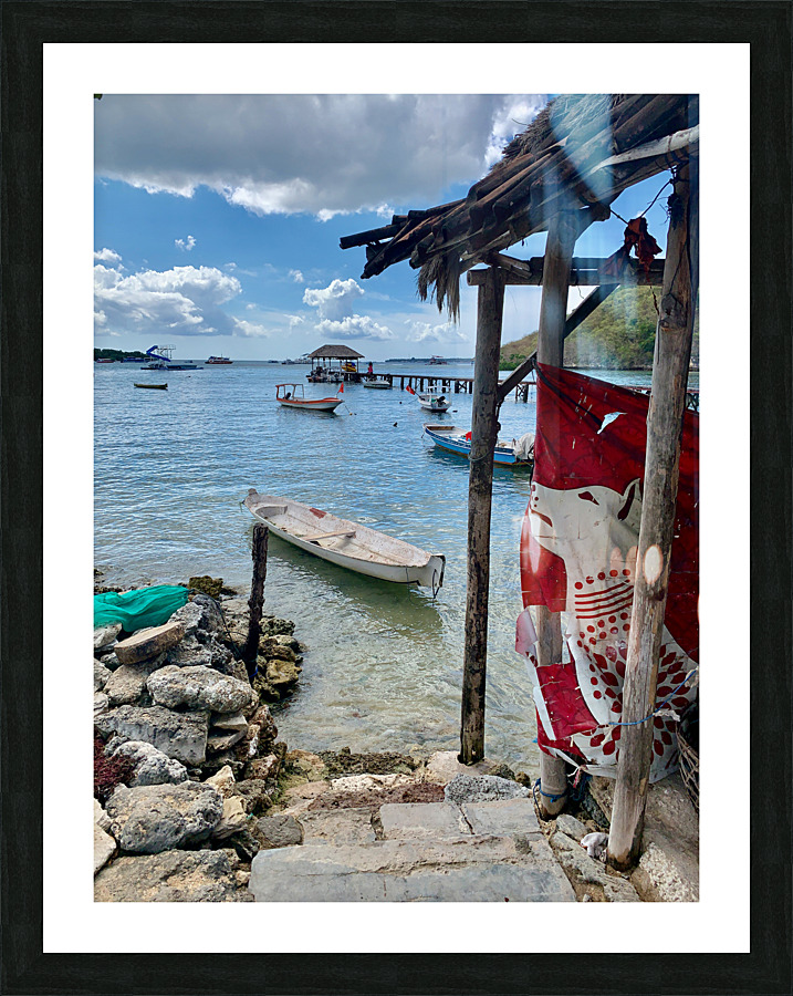 Walk down to the Ocean Picture Frame print