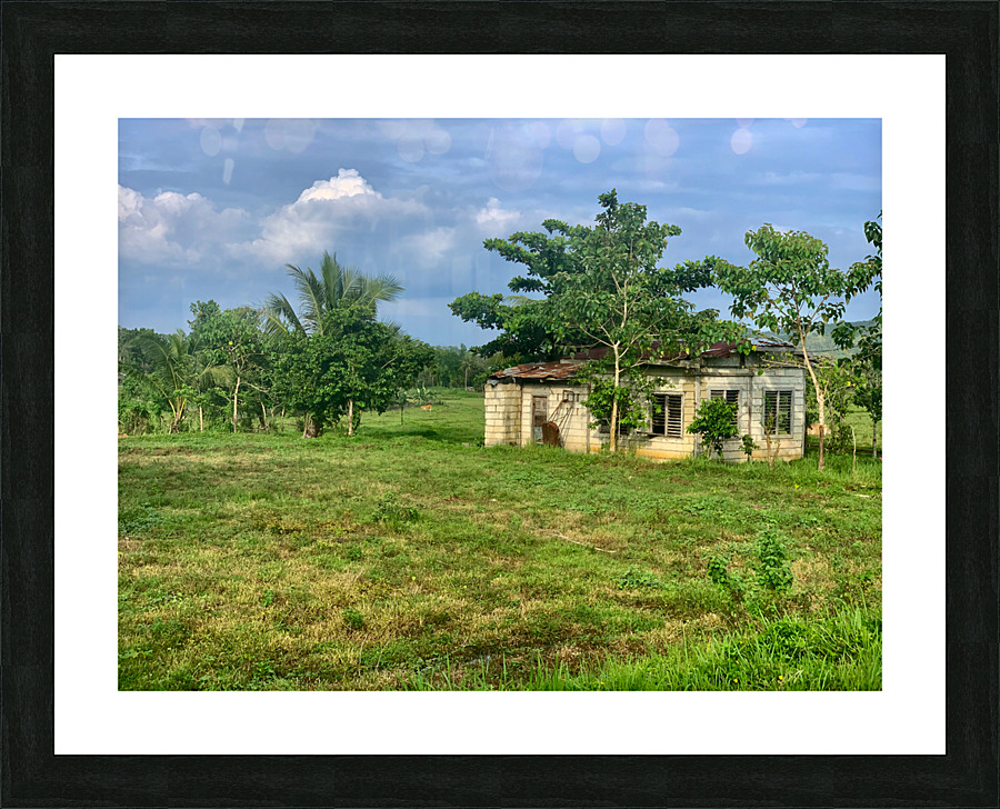 House on the Farm in the Philippines 2 Picture Frame print