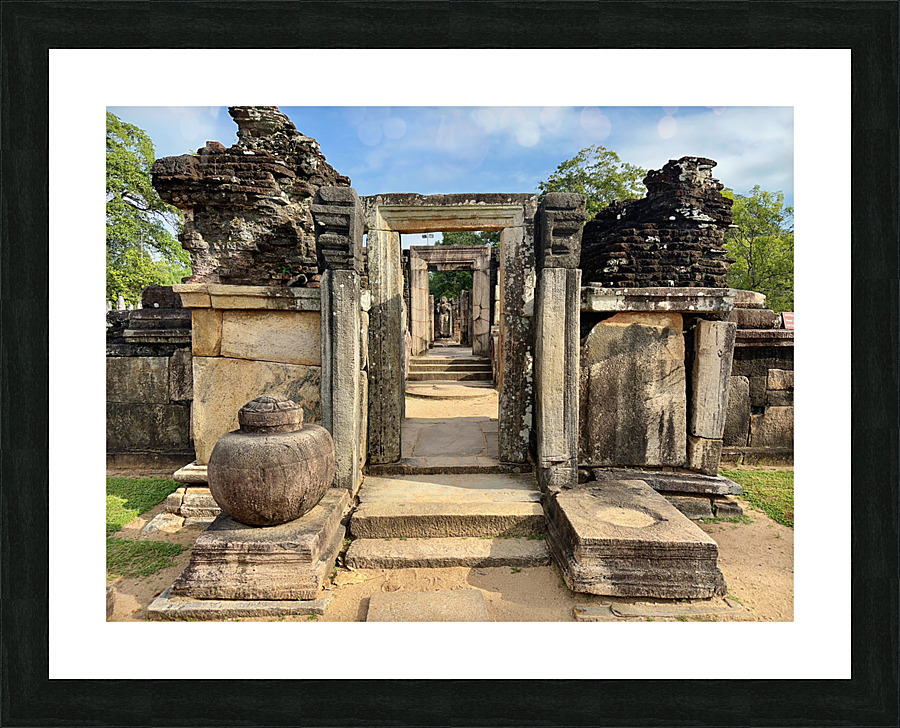 The Sacred City of Polonnaruwa 3 Picture Frame print