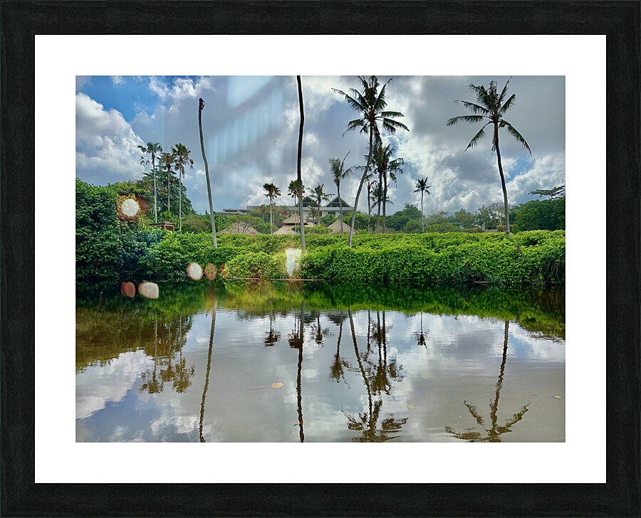 Bali Reflections Picture Frame print