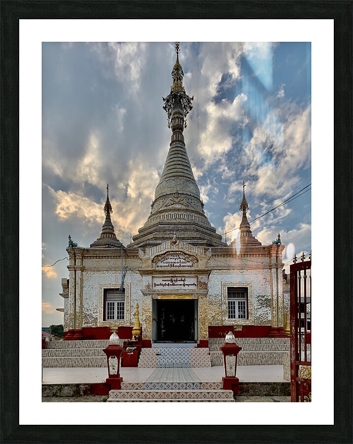 Kalaw Temple Myanmar Picture Frame print