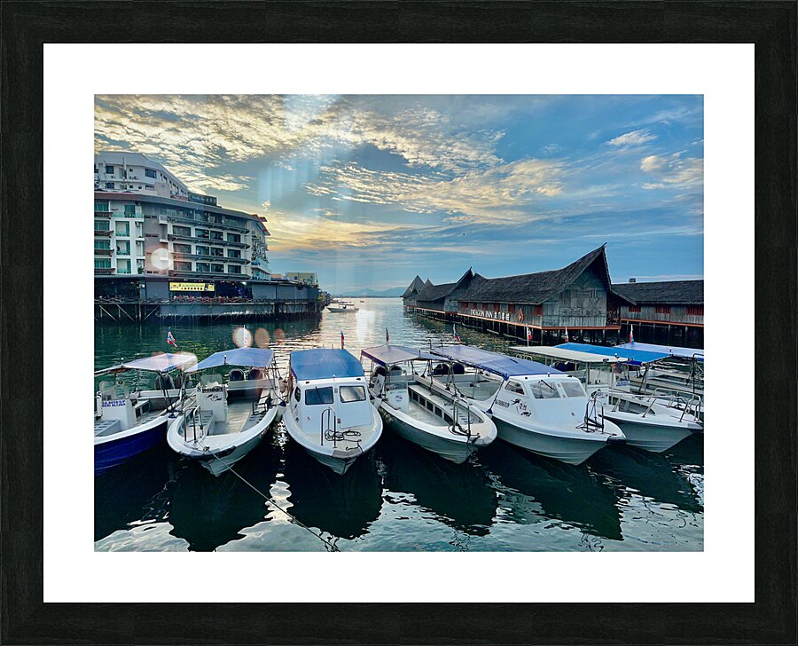 Parked for the Night Picture Frame print