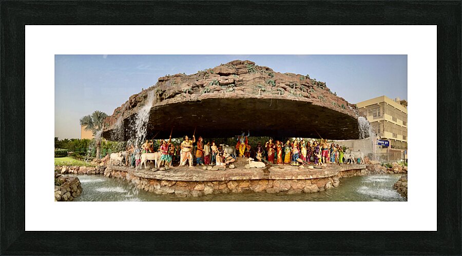 Prem Mandir Vrindavan 4 Picture Frame print