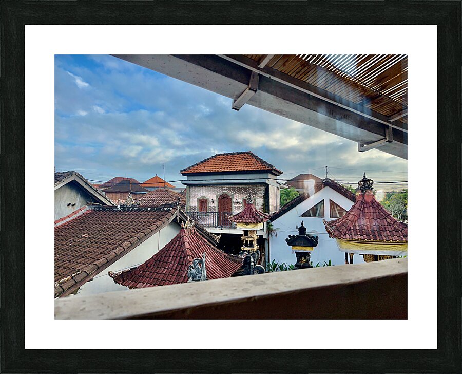 Window on Bali Picture Frame print