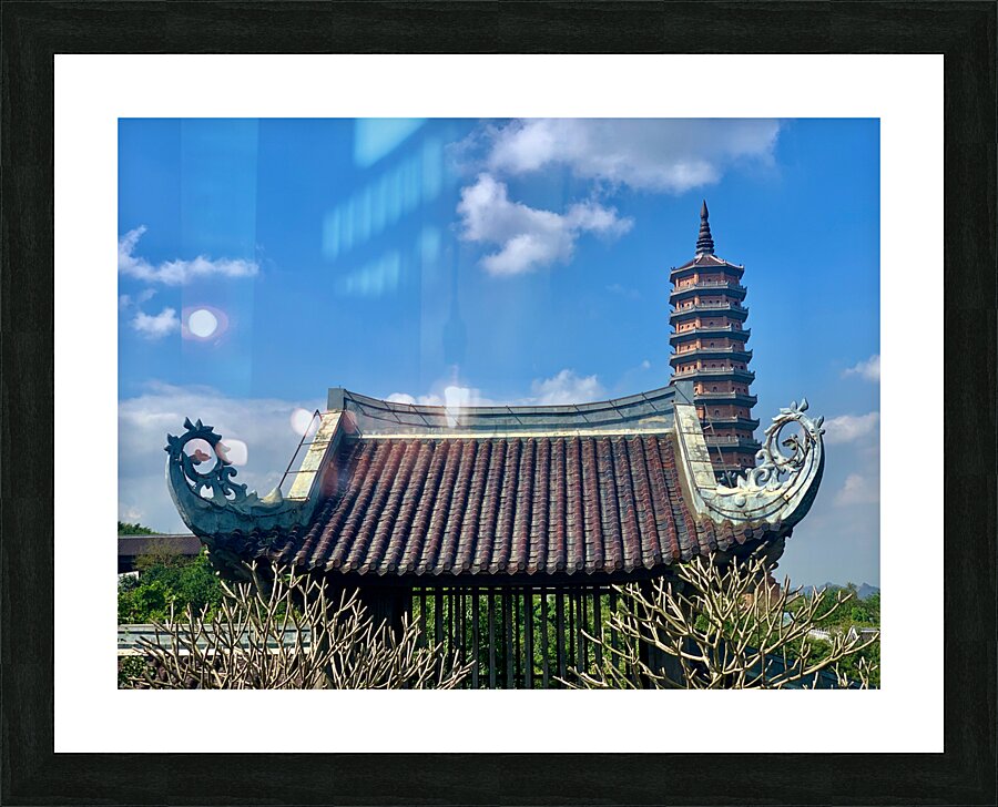 Vietnamese Pagoda Picture Frame print