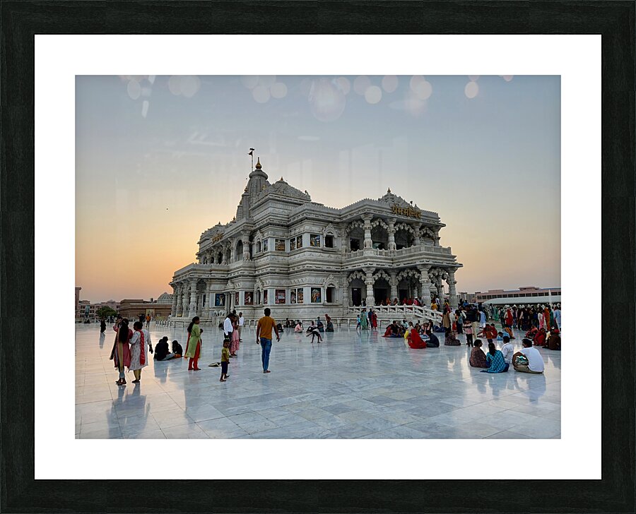 Prem Mandir Vrindavan 2 Picture Frame print