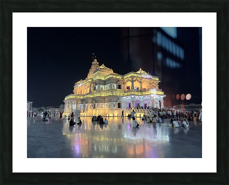 Prem Mandir Vrindavan 7 Picture Frame print