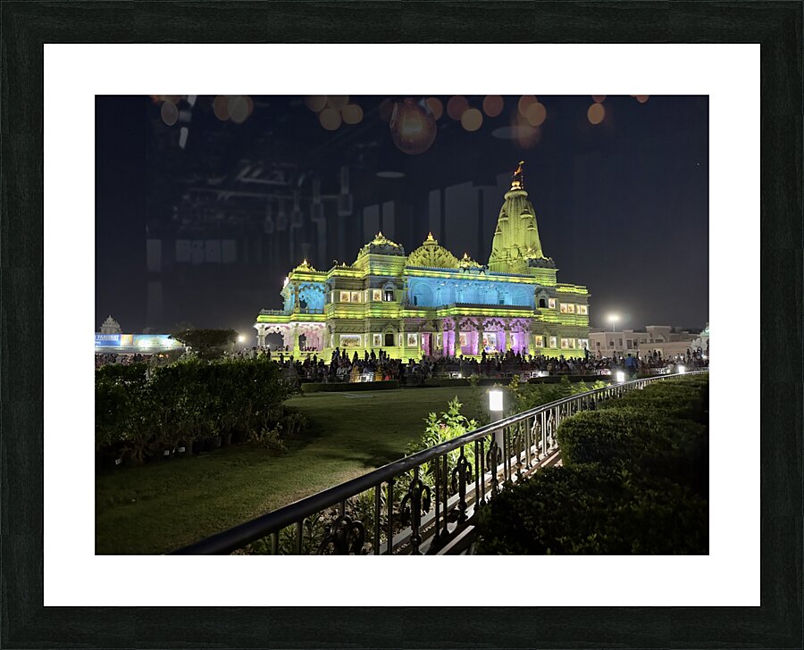 Prem Mandir Vrindavan 6 Picture Frame print
