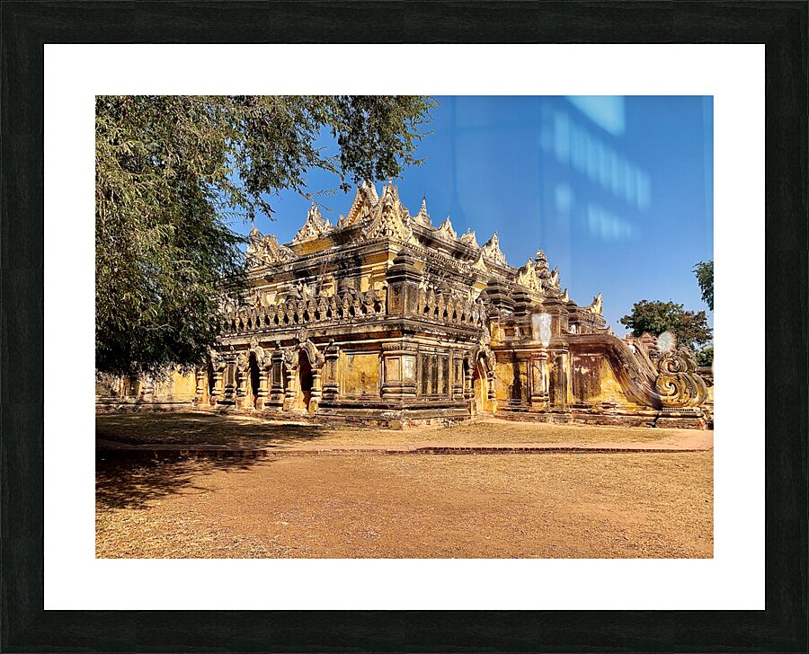 Me Nu Brick Monastery Myanmar Picture Frame print