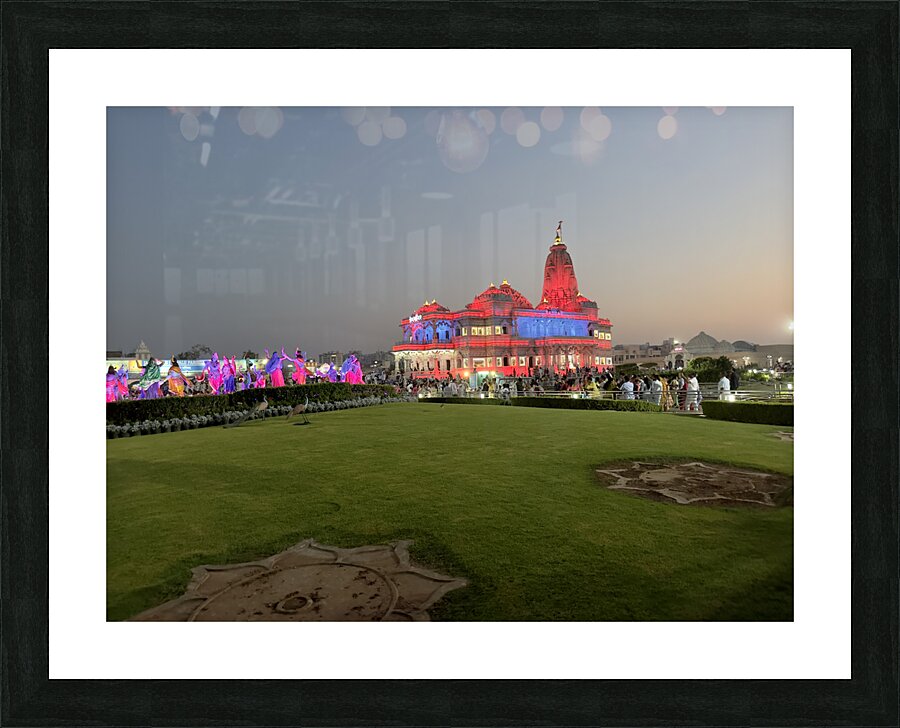 Prem Mandir Vrindavan 5 Picture Frame print
