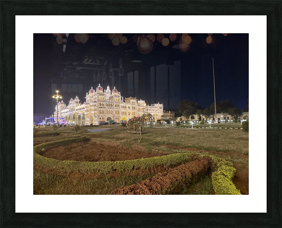 Mysore Palace at Night 1 Picture Frame print