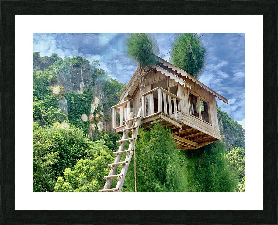 The Treehouse 2 Picture Frame print