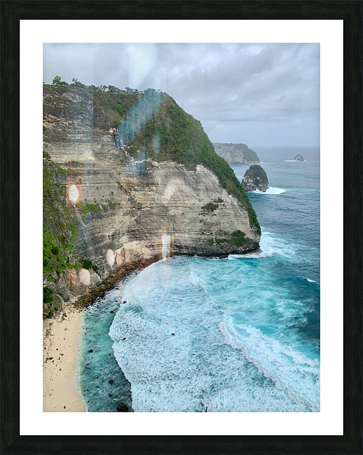 The Cliff Picture Frame print