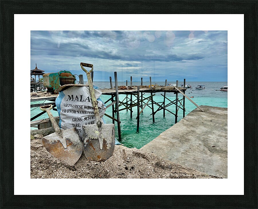 Maboul Island 8 Picture Frame print