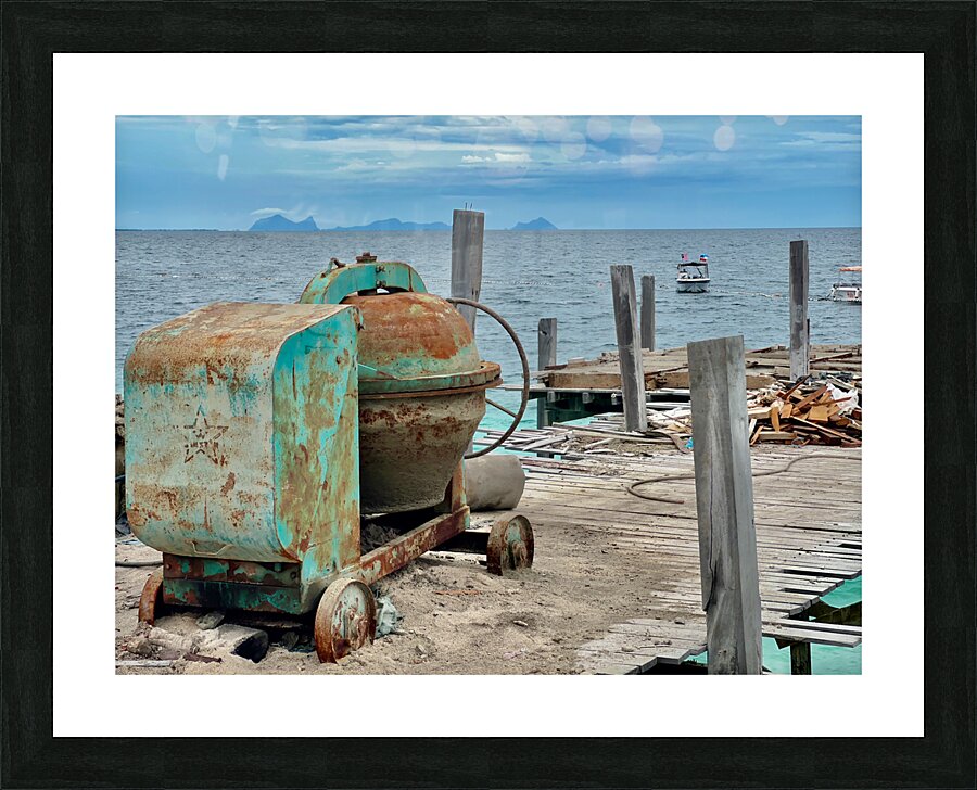 Maboul Island 9 Picture Frame print