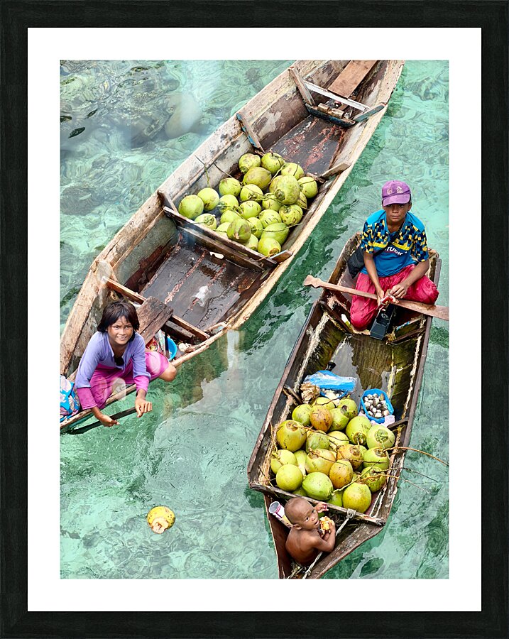 Maboul Island 4 Picture Frame print