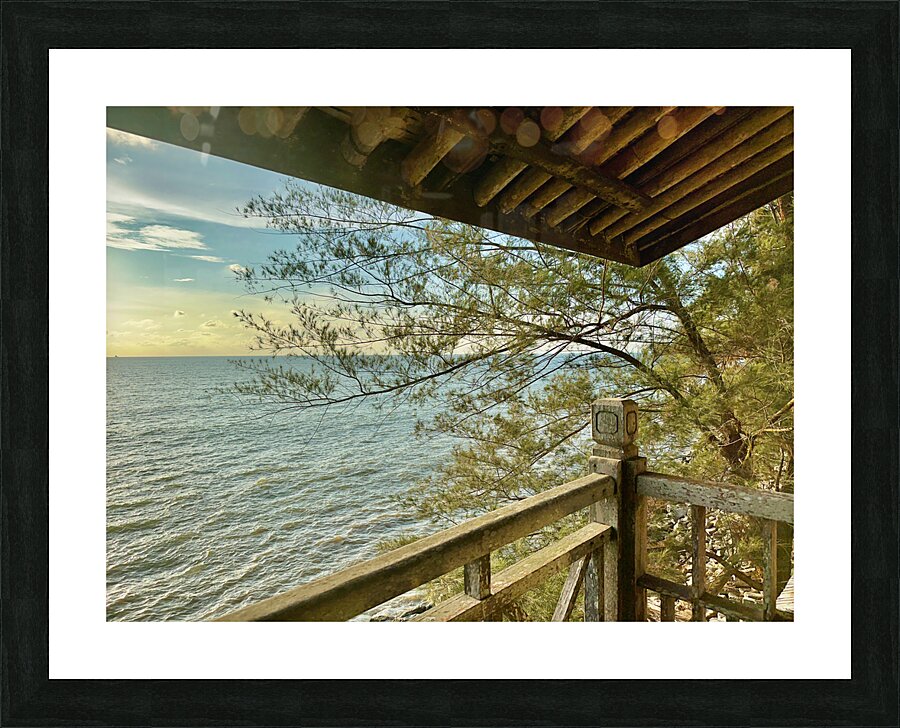 From the Balcony in Miri 1 Picture Frame print