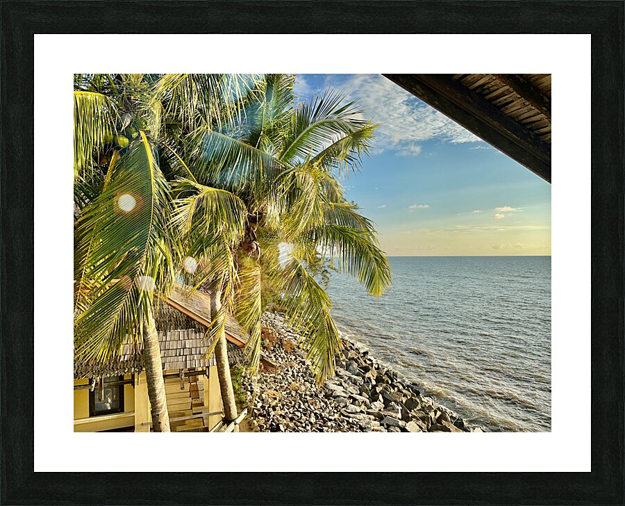 From the Balcony in Miri 2 Picture Frame print