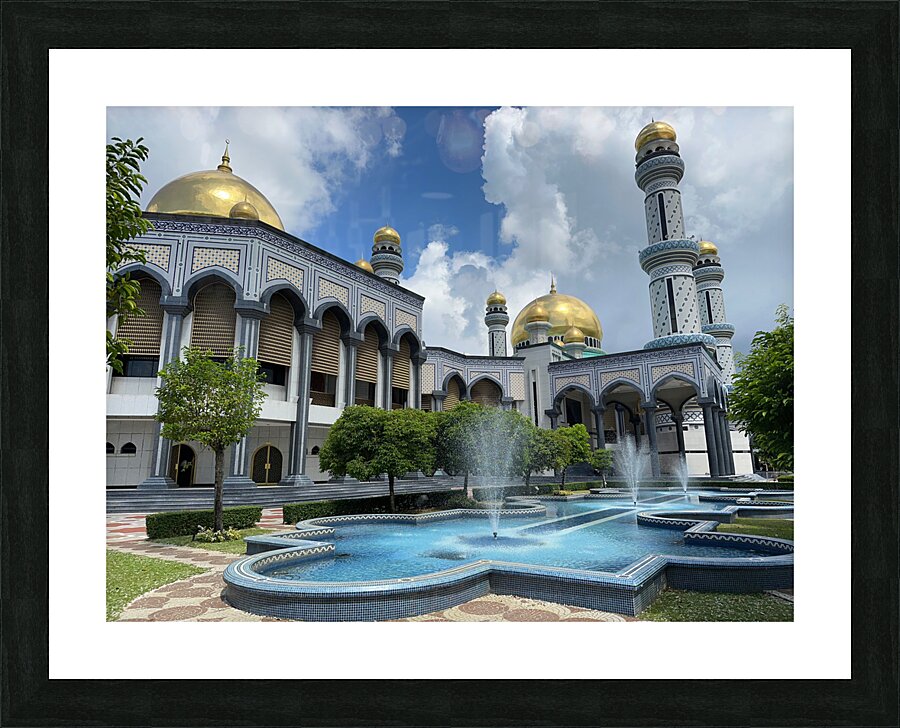 Jame Asr Hassanil Bolkiah Mosque Brunei 7 Picture Frame print