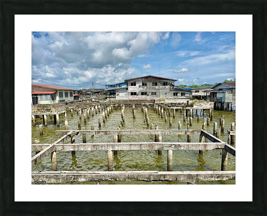 Kampong Ayer Floating Village Brunei 6 Picture Frame print