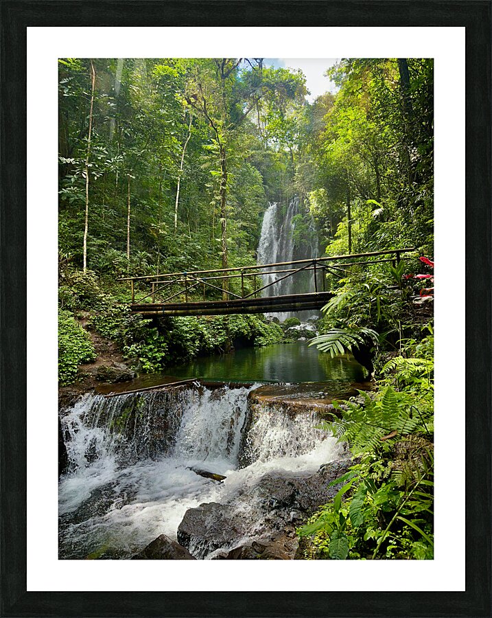 Munduk Waterfalls Bali 4 Picture Frame print