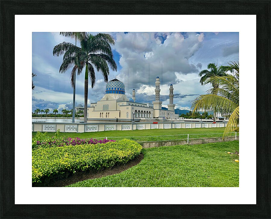 Masjid Bandaraya Mosque Kota Kinabalu 1 Picture Frame print