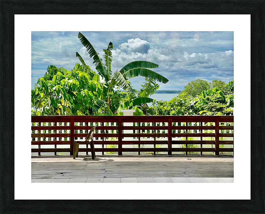 Nice Balcony Sandakan Borneo Picture Frame print