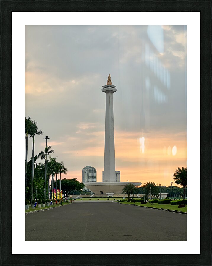 National Monument Jakarta Picture Frame print