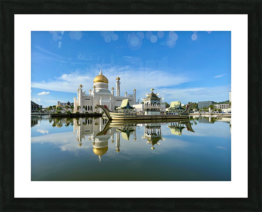 Omar Ali Saifuddien Mosque Collection Brunei 1 Picture Frame print