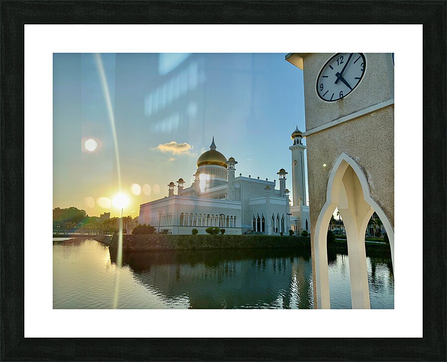 Omar Ali Saifuddien Mosque Collection Brunei 4 Picture Frame print