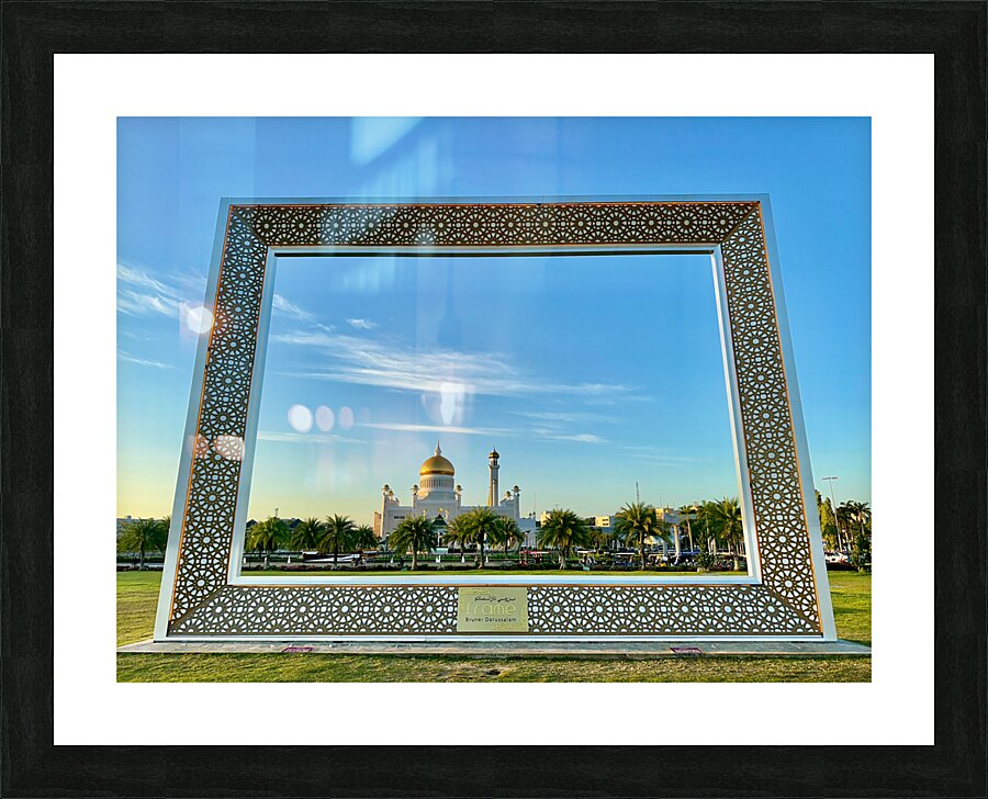 Omar Ali Saifuddien Mosque Collection Brunei 6 Picture Frame print