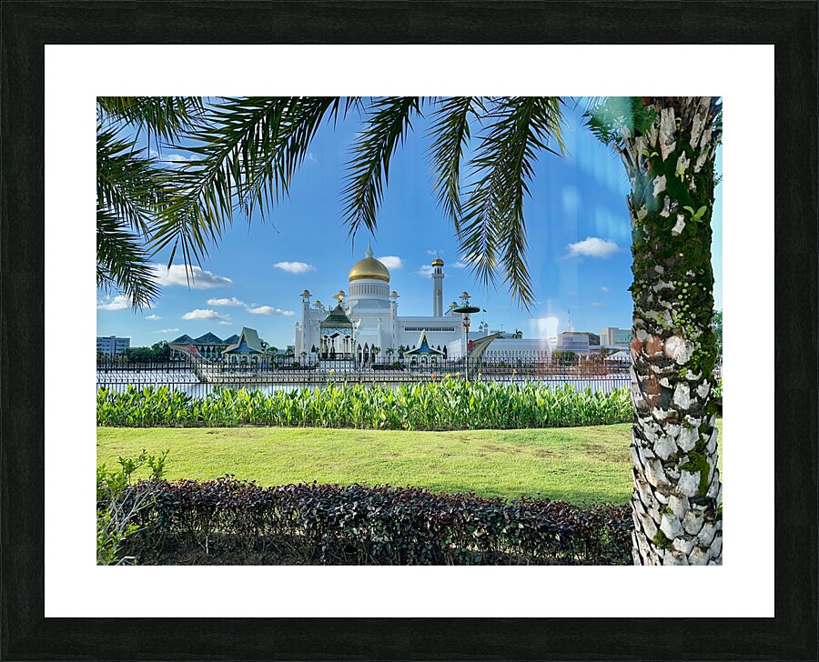Omar Ali Saifuddien Mosque Collection Brunei 3 Picture Frame print