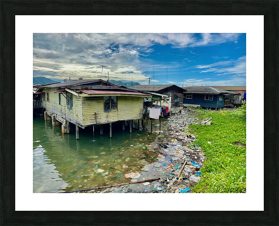 Sim Sim Traditional Floating Village in Sandakan 10 Picture Frame print