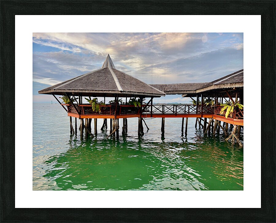 Semporna Marina Borneo 2 Picture Frame print