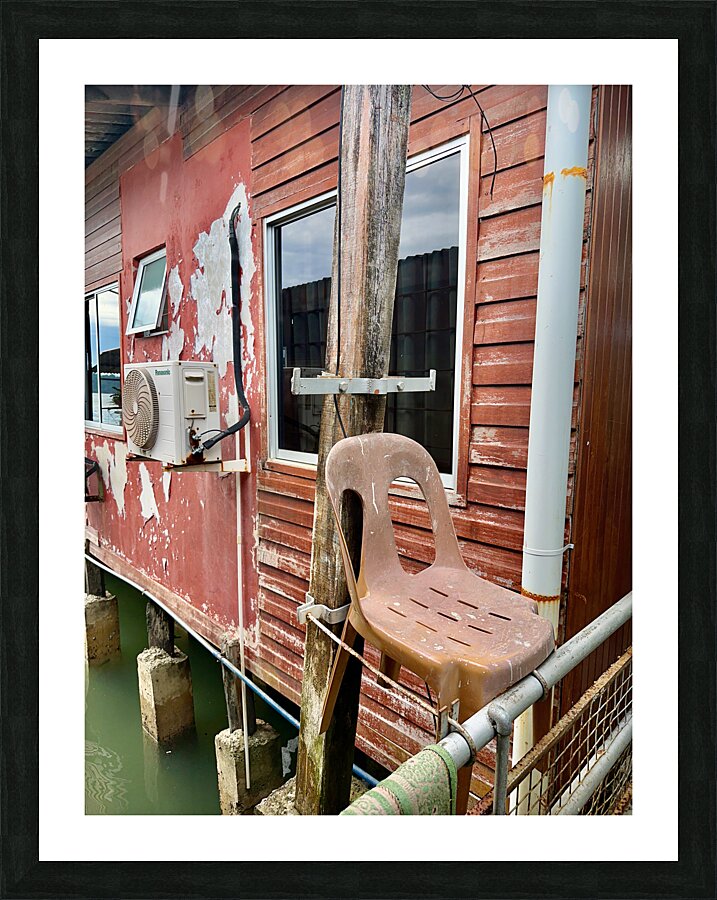 Sim Sim Traditional Floating Village in Sandakan 5 Picture Frame print
