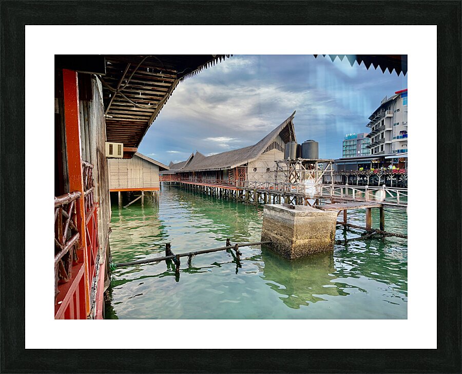 Semporna Marina Borneo 4 Picture Frame print