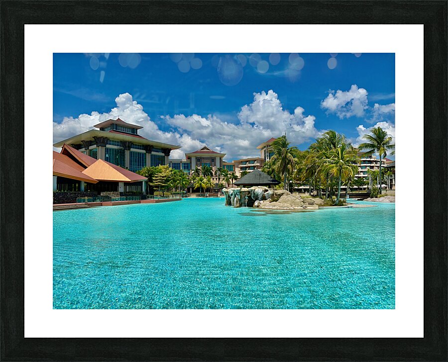 The Empire Brunei 7 Picture Frame print