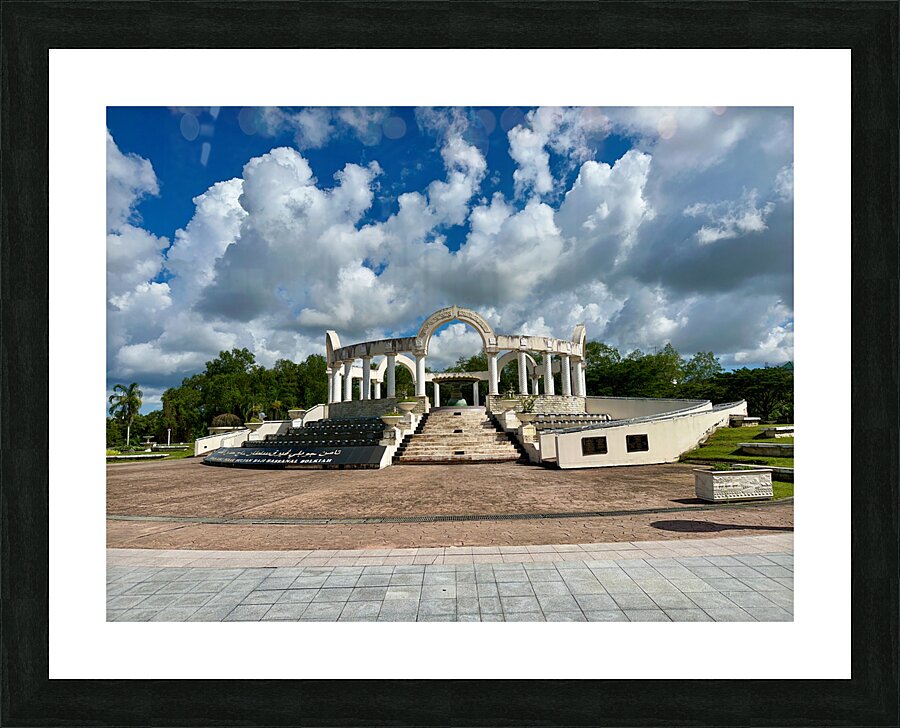 Taman Jubli Perak Monument in Bandar Seri Begawan Brunei Picture Frame print
