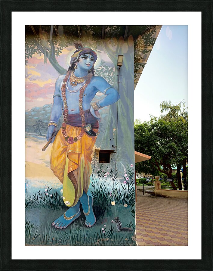 Vrindavan ISKCON Temple India 2 Picture Frame print