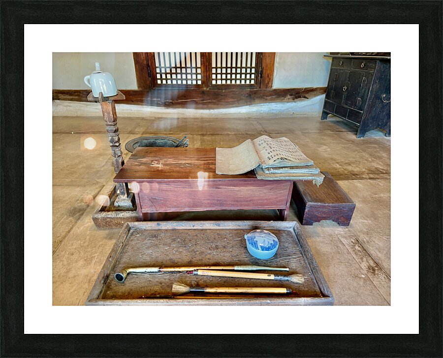 Ancient Writing Room Seoul South Korea Picture Frame print
