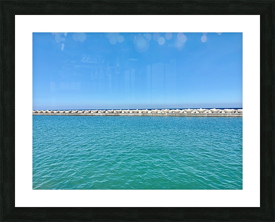 Boardwalk Jeju South Korea 3 Picture Frame print