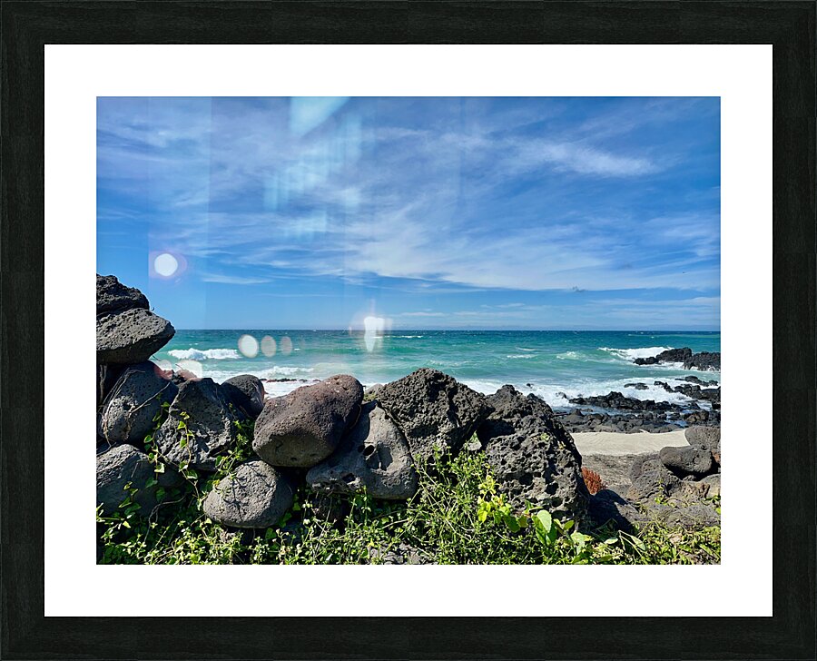 A Glimpse at the Ocean Jeju South Korea Impression et Cadre photo