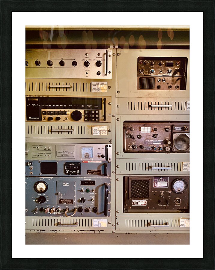 Army Communication Devices Seoul South Korea Picture Frame print