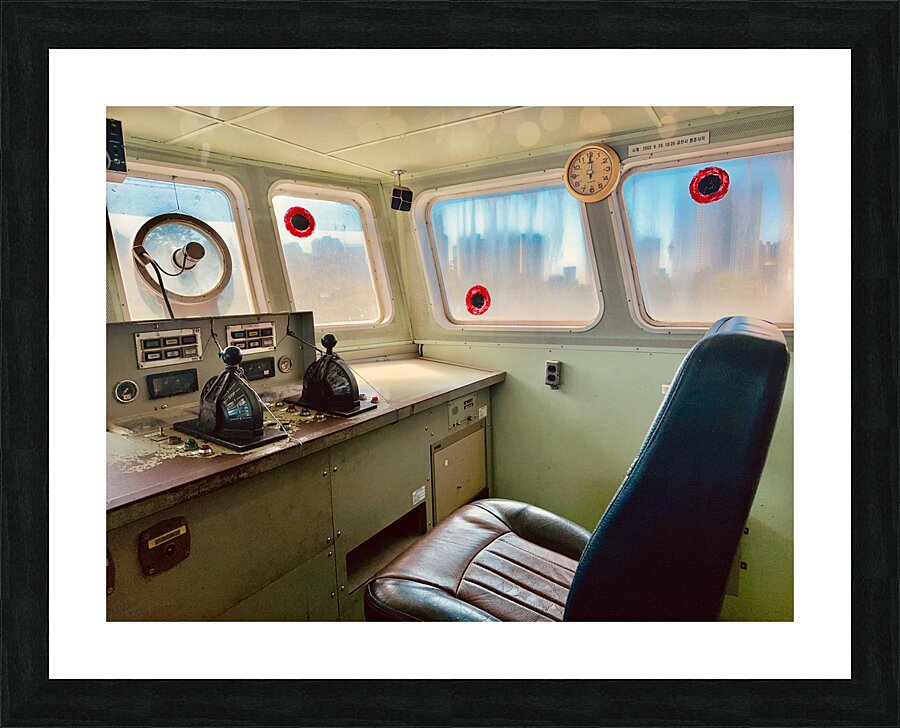 Army Boat Cabin Seoul South Korea Picture Frame print