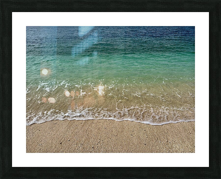 Beach Color Gradient Udo South Korea Picture Frame print