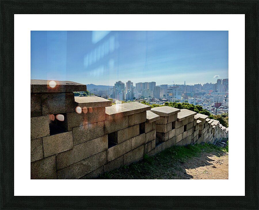 City View Behind the Wall Seoul South Korea 1 Picture Frame print