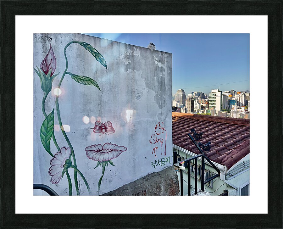 Ihwa Mural Village Seoul Korea 6 Picture Frame print