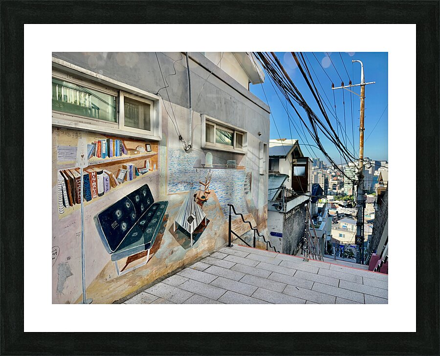 Ihwa Mural Village Seoul Korea 5 Picture Frame print