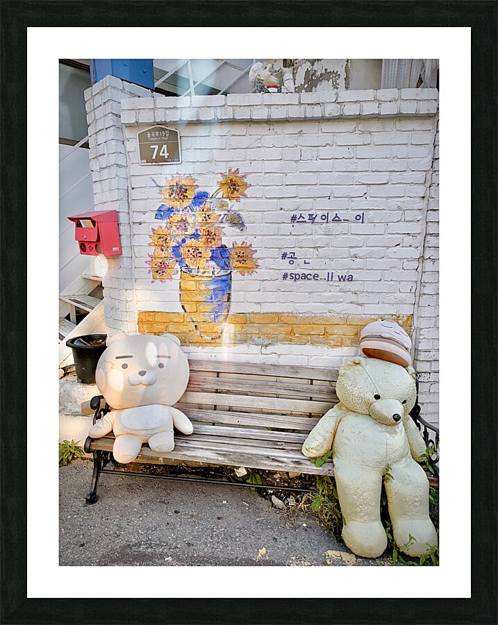 Ihwa Mural Village Seoul Korea 3 Picture Frame print