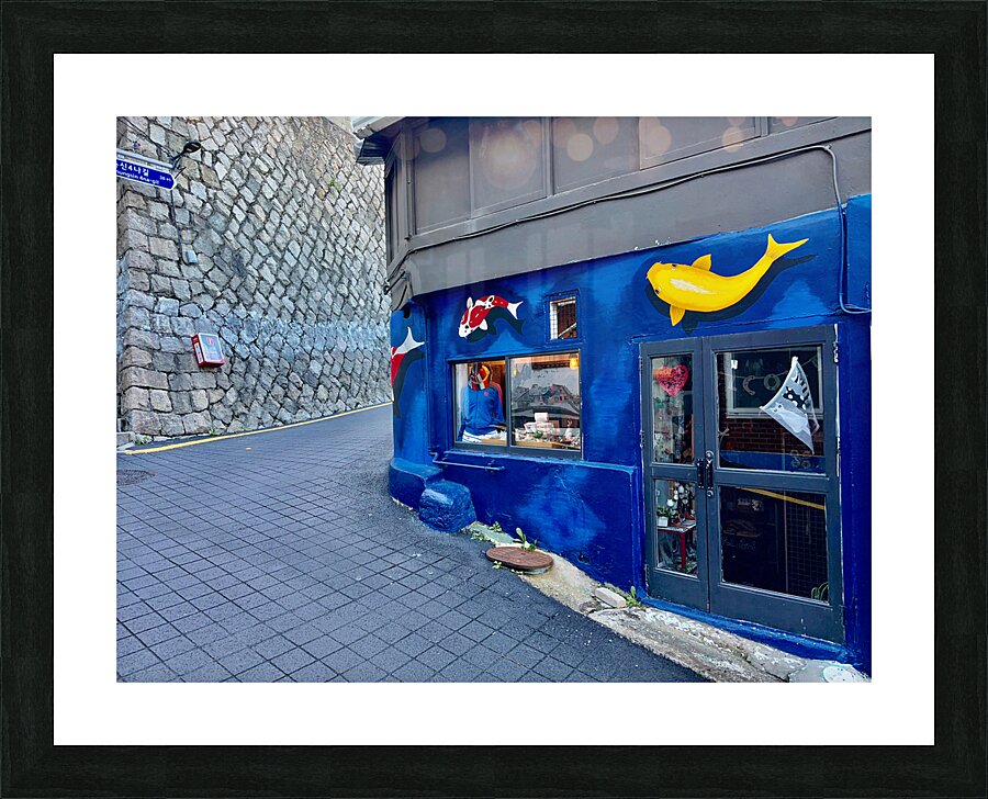 Ihwa Mural Village Seoul Korea 4 Picture Frame print
